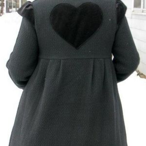 Heart peacoat jacket!